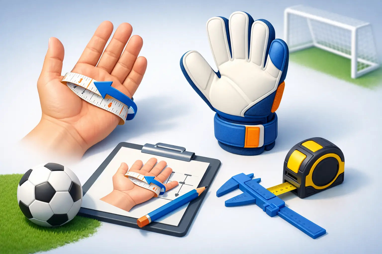 How to Measure Goalkeeper Glove Size