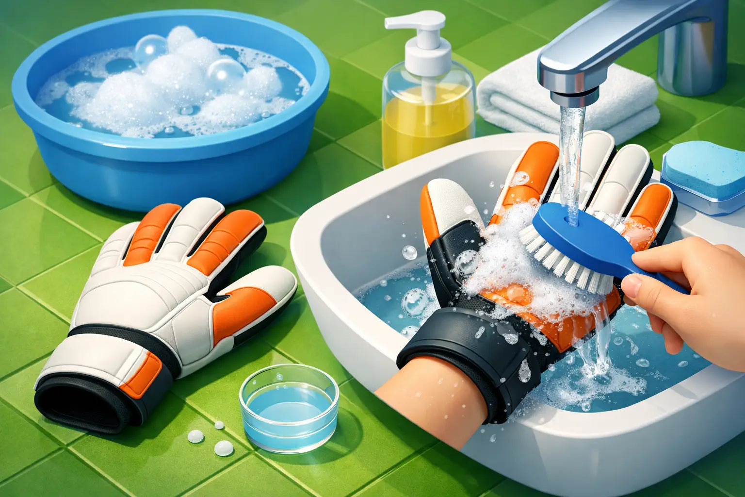 How to Clean Goalkeeper Gloves Properly