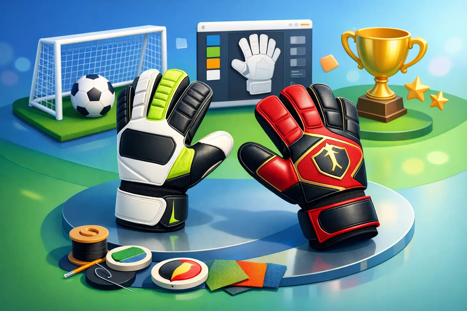 Why Custom Name Goalkeeper Gloves Matter