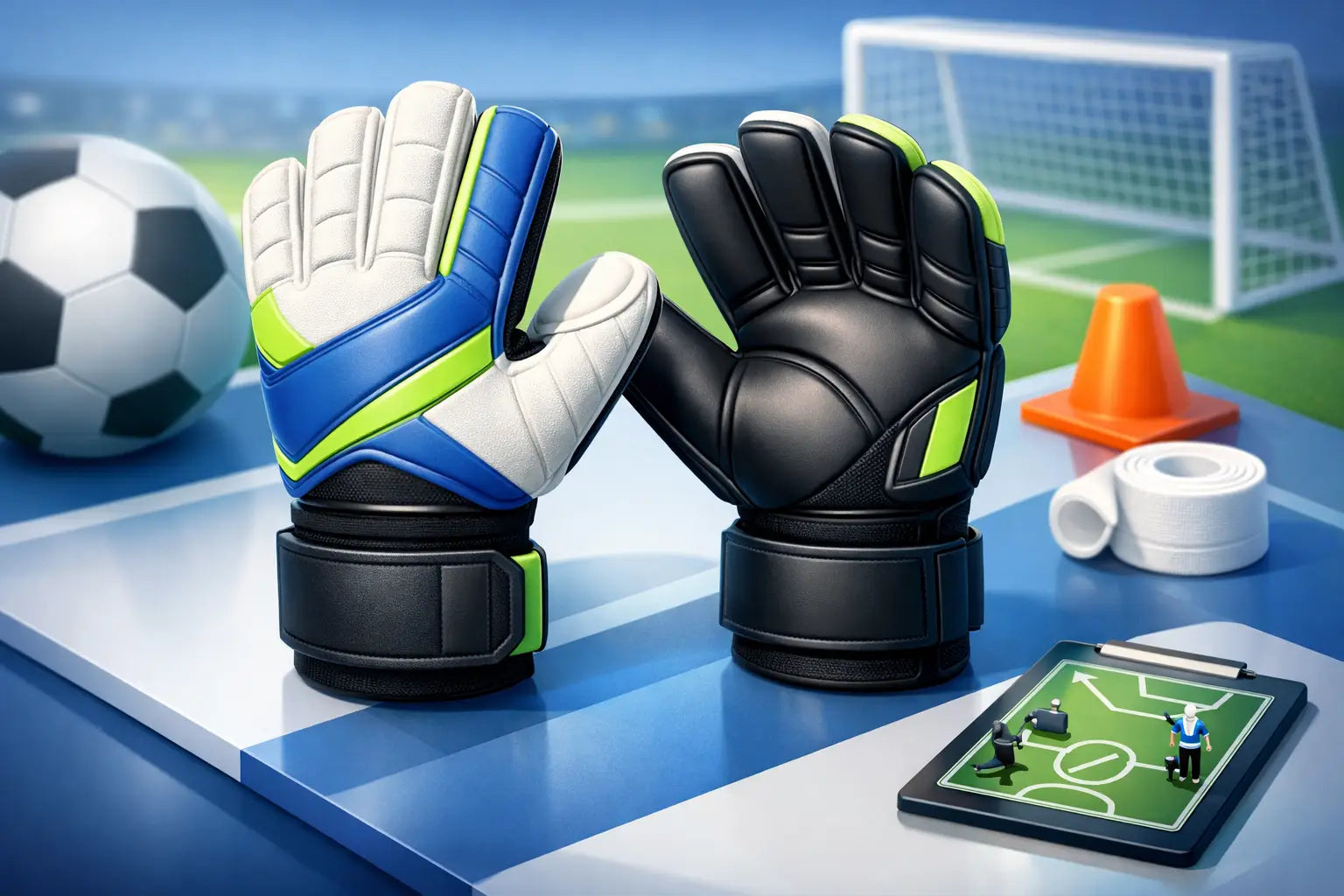 Goalkeeper Gloves With Wrist Support Guide