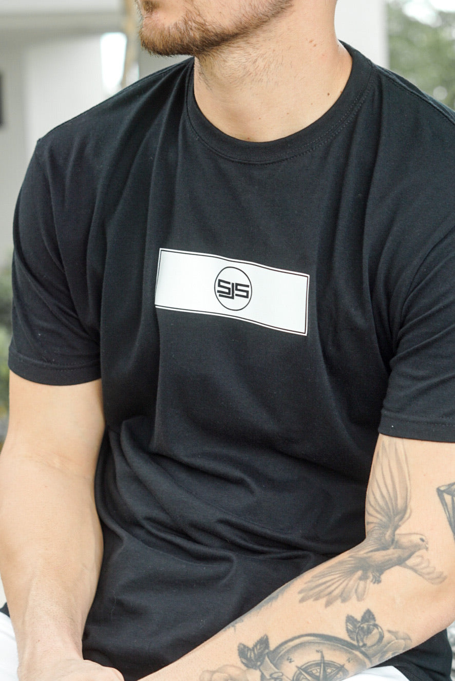 SJSGOALKEEPING BASIC BLOCK TEE - BLACK