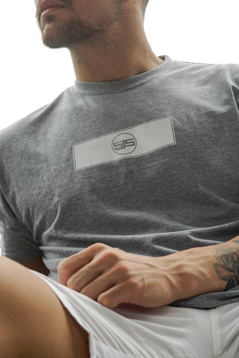 BASIC BLOCK T-SHIRT - GREY